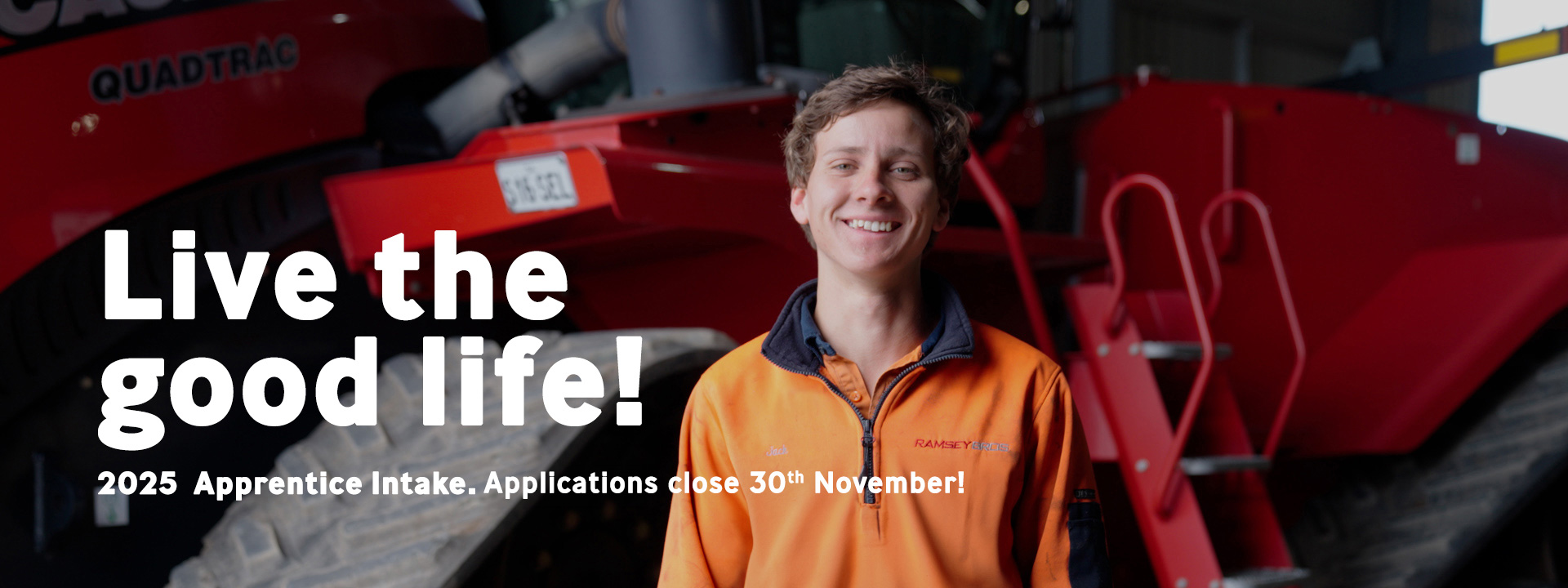 Apprentice Intake 2025. Application closes 30th November!